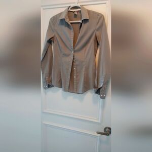 H & M Grey Dress Shirt